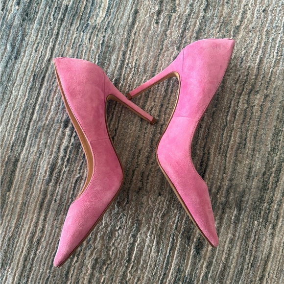 Hazel Pointy Toe Pump Fiji Pink Suede - Picture 1 of 5